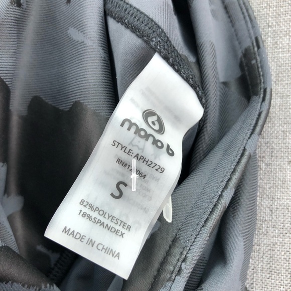 Mono B Camo Holographic Microdot Foil High-waist Leggings Size S - Picture 9 of 12